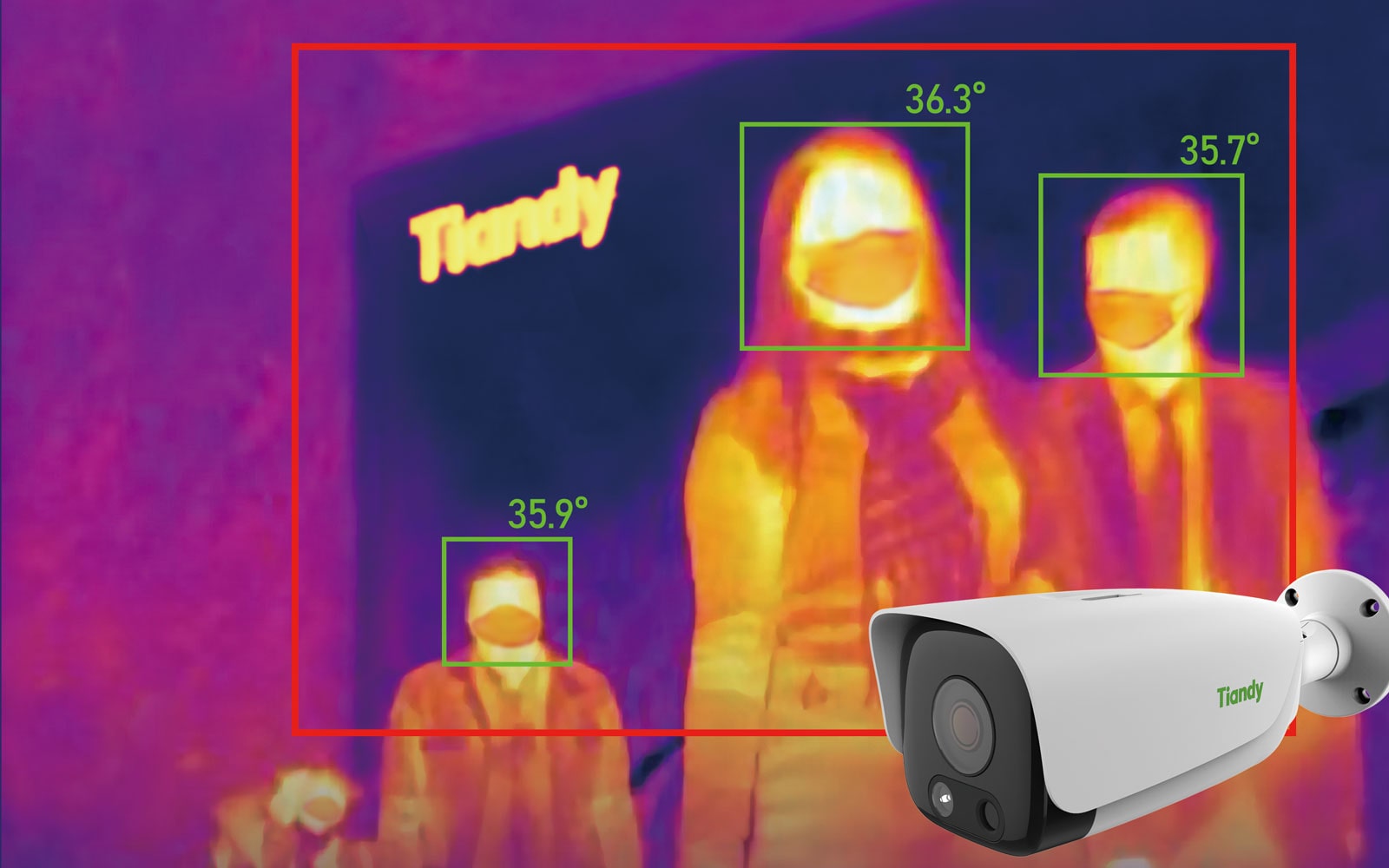 دوربین مداربسته حرارتی تیاندی Tinady Thermal cameras